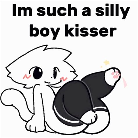 silly cat mauzymice|silly little boy kisser.